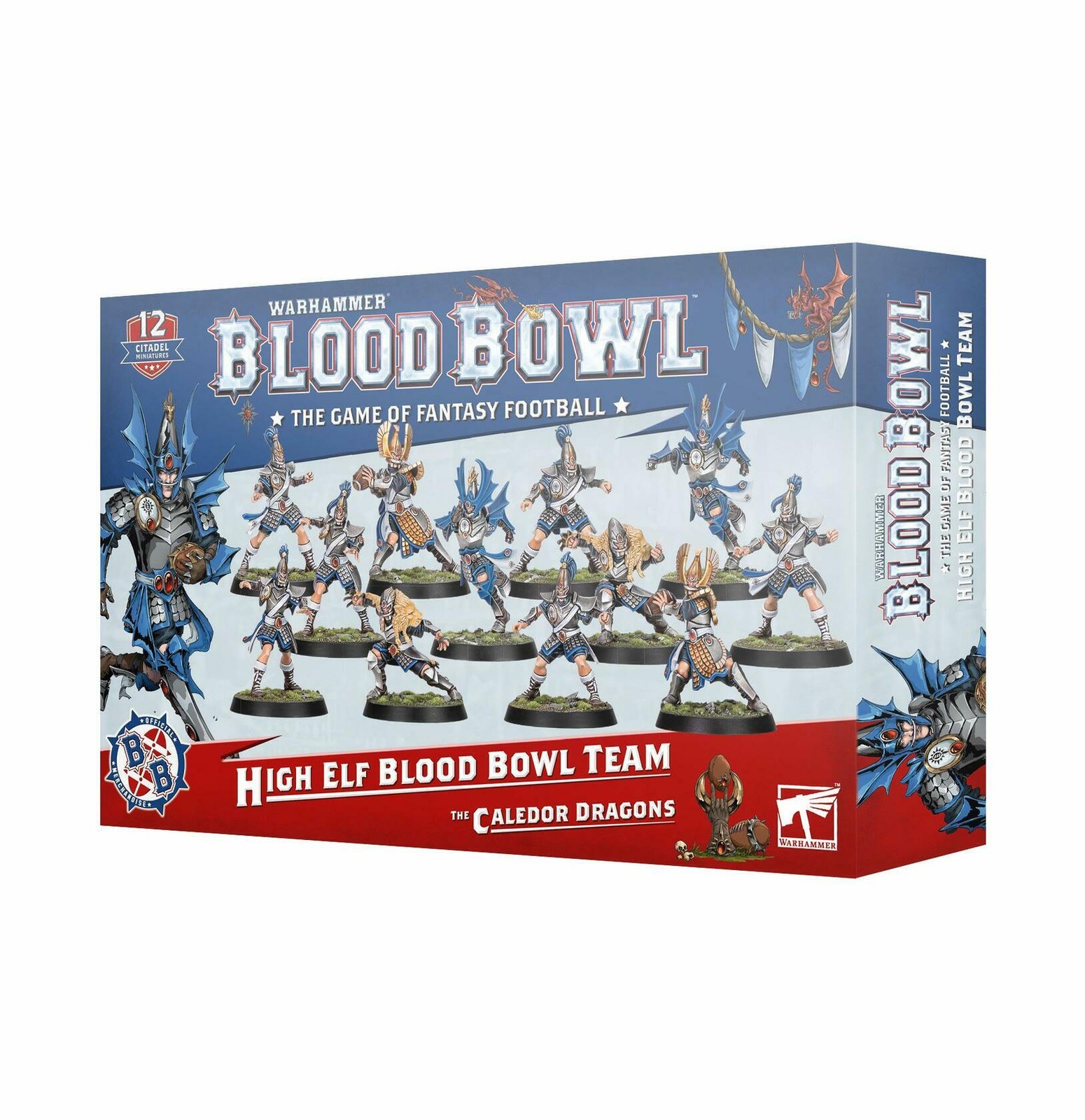Blood Bowl: High Elf Blood Bowl Team - The Caledor Dragons