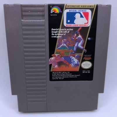 Major League Baseball For Nintendo NES Game Only Cleaned And Tested