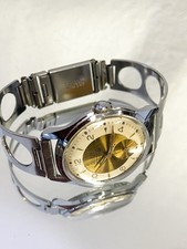 Alte Uhr Vuillemin Regnier Edelstahl 1950