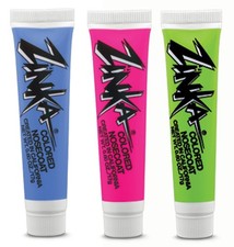 Zinka Colored Nosecoat Zinc Oxide Water Resistant 3 Pack Bundle 0.6 Ounce Tube -