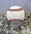 Phil Rizzuto Autograph Signed Baseball Holy Cow HOF 94. New York Yankees