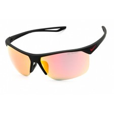 Nike Unisex Sunglasses Matte Black Sport Wraparound Frame TRAINER M EV1013 006