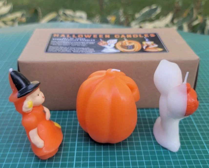 Vermont Country Store Halloween 3 Candle Set Spooktacular NEW Gurley Style - product detail image 6