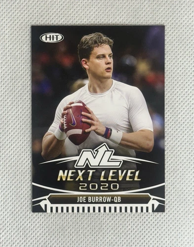 2020 Sage Hit Premier Draft Joe Burrow #47 Rookie Next Level Football Card