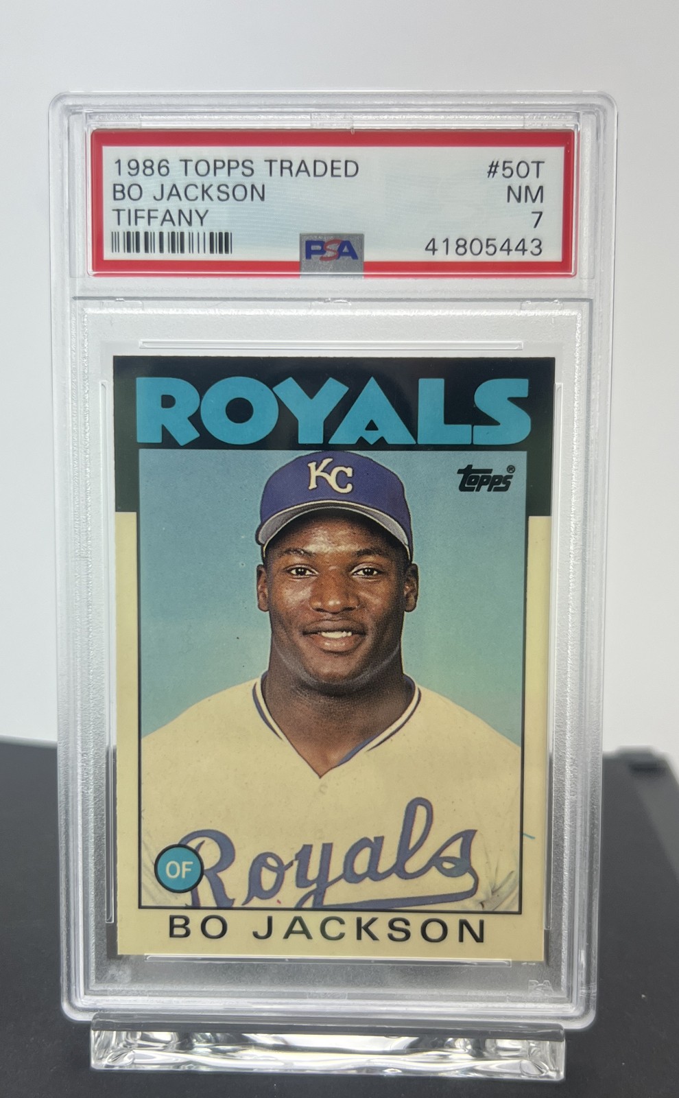 1986 Topps Traded - Bo Jackson #50T Collector's Edition (Tiffany) (RC)