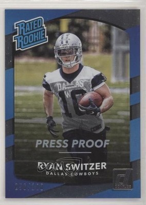 2017 Panini Donruss Rated Press Proof Silver 56/100 Ryan Switzer Rookie RC 3c7