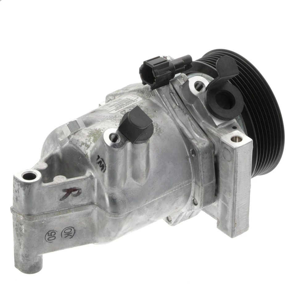 Compresor refrigerador de aire acondicionado genuino Nissan Versa Note Versa SL 2011-2019 92600-3HD7A Foto 2 de 4