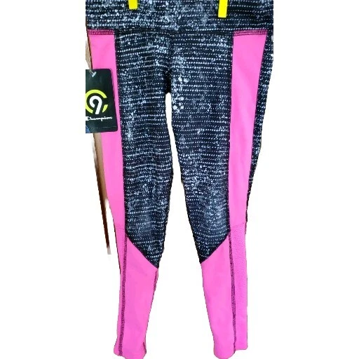 C9 Champion ~ Girl's Tights/Pants ~ Size XS (4-5) ~ Black ~ White ~ Pink - Image 2 of 4