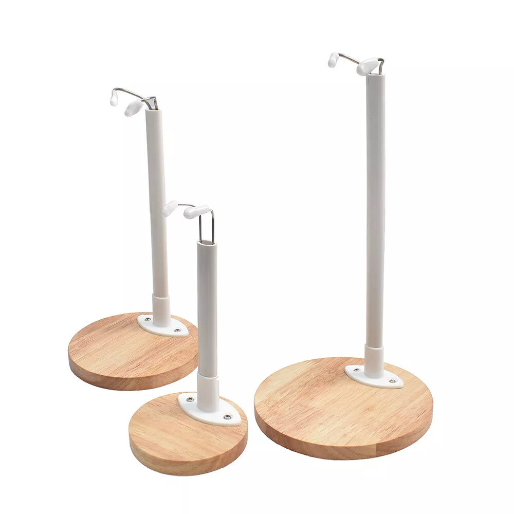 Wooden doll stands clearance