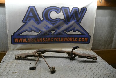 AB1 FOOT PEGS WITH MOUNT UNKNOW ATV TRI QUAD SUZUKI YAMAHA  FAST FREE SHIP