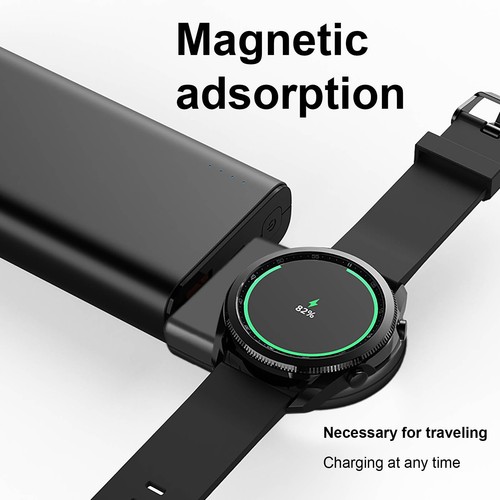 Portable Mini Magnetic USB-C Charger For Samsung Galaxy Watch 6 Classic/5 Pro/4 - Photo 9 sur 14