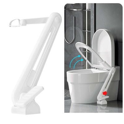 Lot de 6 Lève-Couvercle de Toilette, élévateurs de siège de toilette, clipser, pour éviter tout contact avec le couvercle de toilette, poignée autocollante