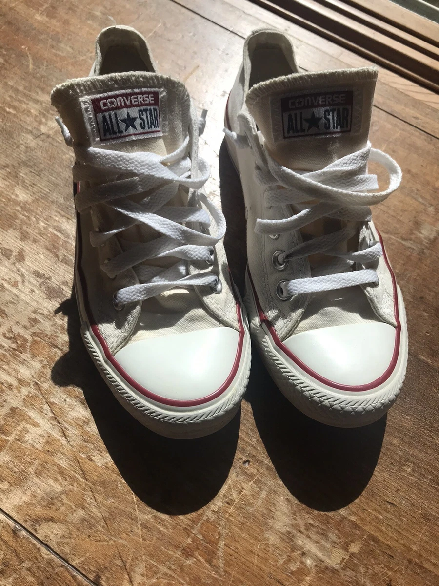 Chuck Taylor Converse All Star White Low Top Sneakers Mens Size 5 Womens Size 7