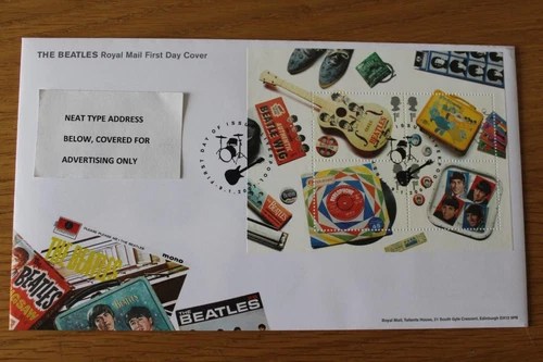 GB 2007 The Beatles Miniature Sheet FDC Fine Liverpool Cancel Free UK P&P