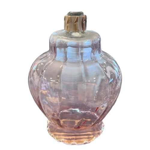 Vintage Pink Rose Glass Candle Votive Holder Globe Romantic Shabby Chic Cottage - Picture 8 of 11