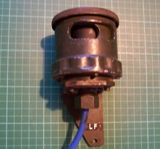 Vintage working 1953 convoy lamp AN4673SA green lens/directable & variable light