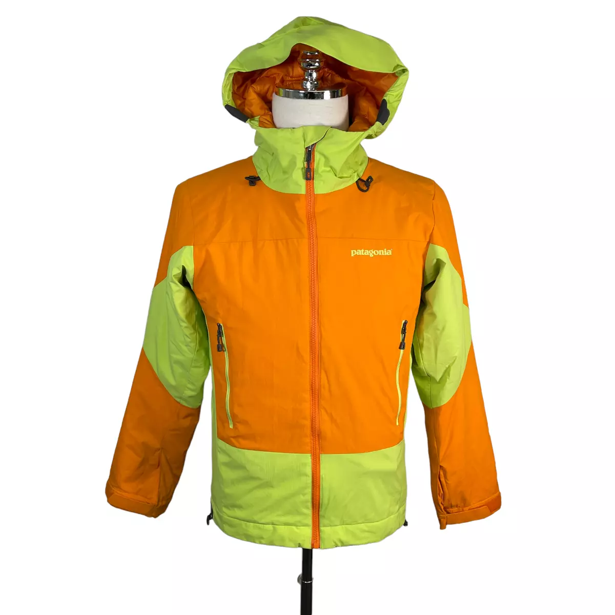 Patagonia Men’s XS Winter Sun Hoody Insulated Primaloft Jacket Orange Yellow