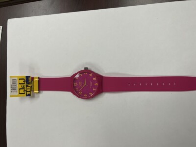 Rare Genuine Q&Q pink Women's Watch VR28J012Y 10 Bar Water Resistant
