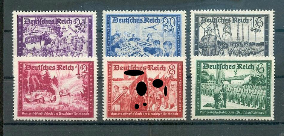 Third Reich 773/8 773-778 Set** MNH Mint Never Hinged 60EUR (69860)