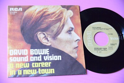 DAVID BOWIE 7'' Sound and Vision 45 U/Min Italien Orig 1977 NM