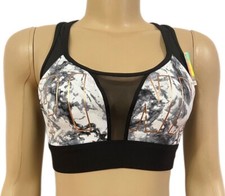 Victorias Secret PINK Logo Ultimate Unlined Sports Bra Small Multicolor New