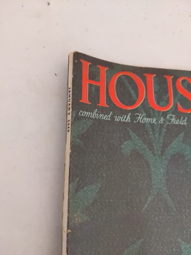 VINTAGE 1940 JANUARY HOUSE BEAUTIFUL MAGAZINE - GREAT PHOTOS & ADS - Picture 4 of 16