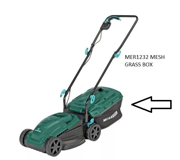 GENUINE SPARE PART MCGREGOR MER1232 LAWNMOWER 32cm SOFT GRASS COLLECTION BOX