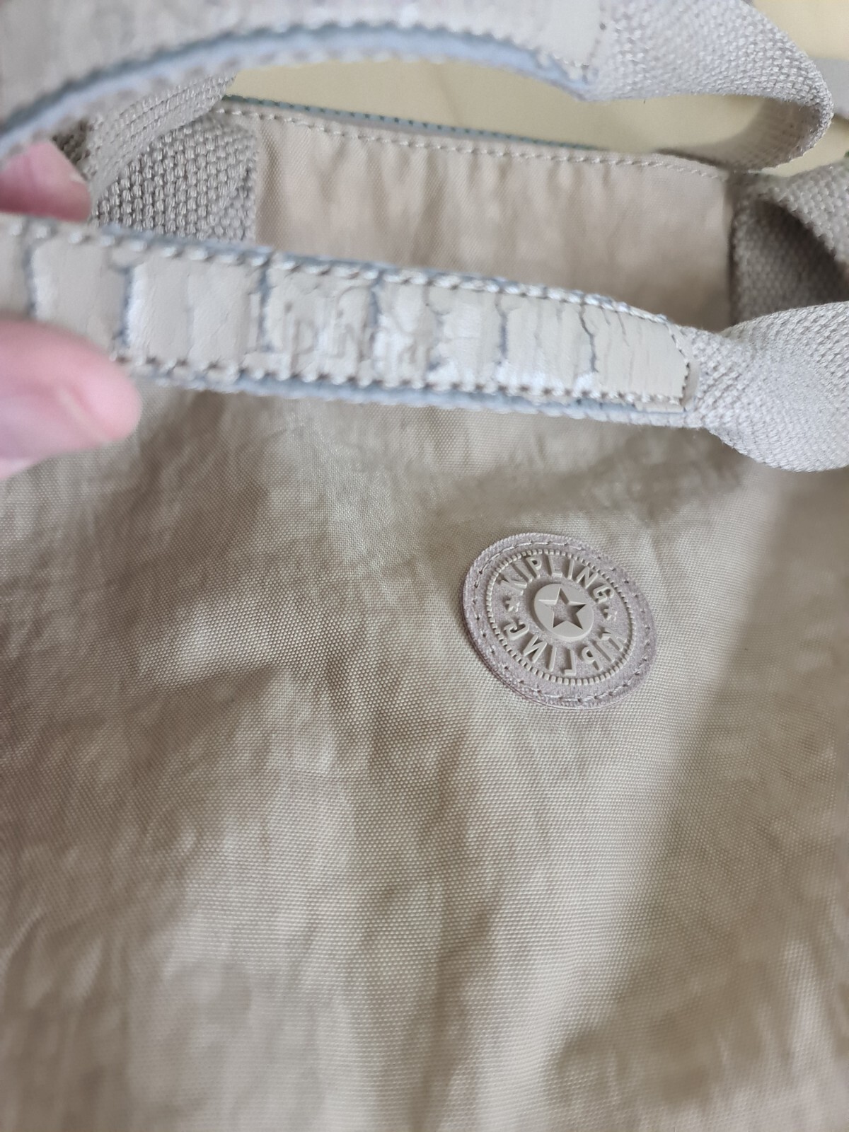 KIPLING BEIGE CROSSBODY BAG WITH LIESBETH MONKEY eBay