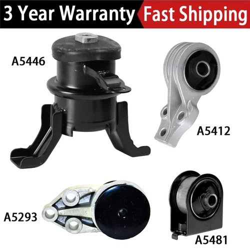 4pcs Engine Mounts Kit For 2005 2006 2008 2009 2010 2011 Mazda Tribute 3.0L V6