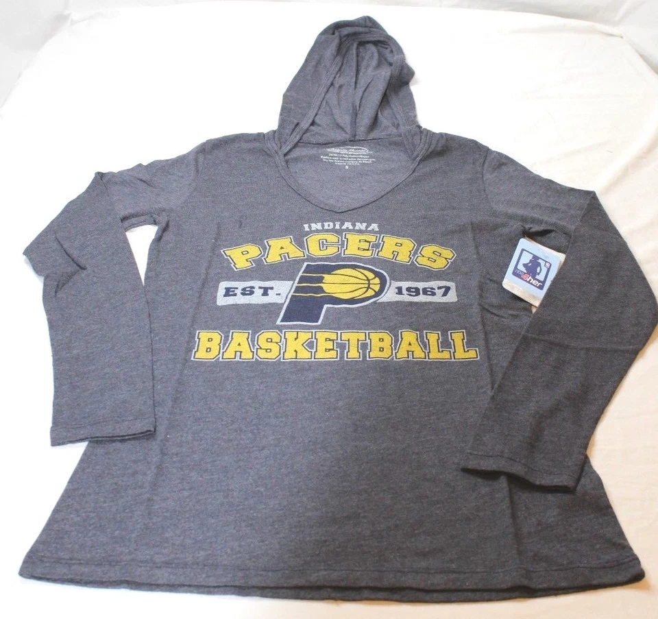 Sudadera con Capucha de Tela Triblend Suave Premium Cuello en V Logotipo del Equipo de la NBA Nueva con Etiquetas Nueva Foto 2 de 4