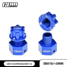 GPM 7075 Alloy 20mm Hex Adapter (+5mm) For LOSI 1/6 Super Baja Rey 1.0