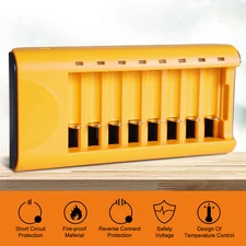 Smart AA/AAA Rechargeable Battery Charger 8 Slot for Ni-MH/Ni-CD 1.2V Batteries