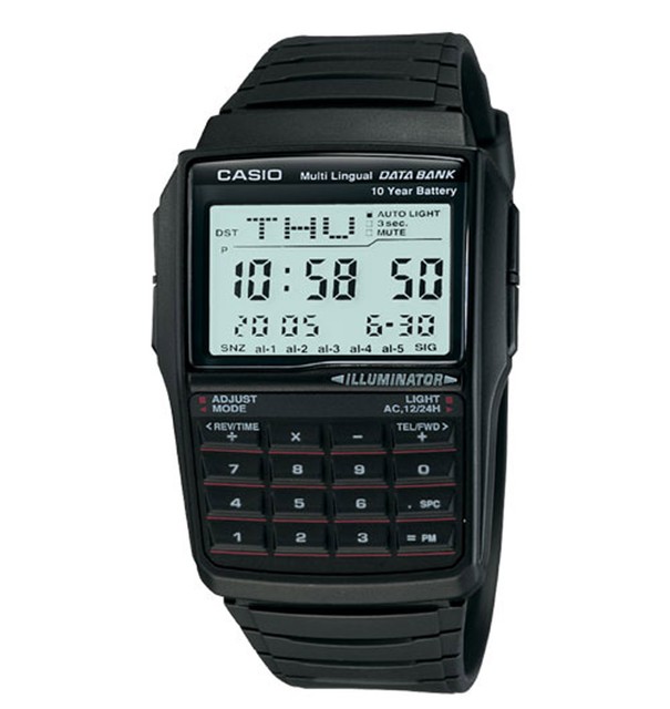 casio data bank illuminator