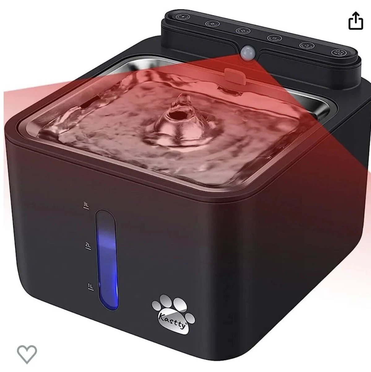 Rechargeable cat cheap water fountain