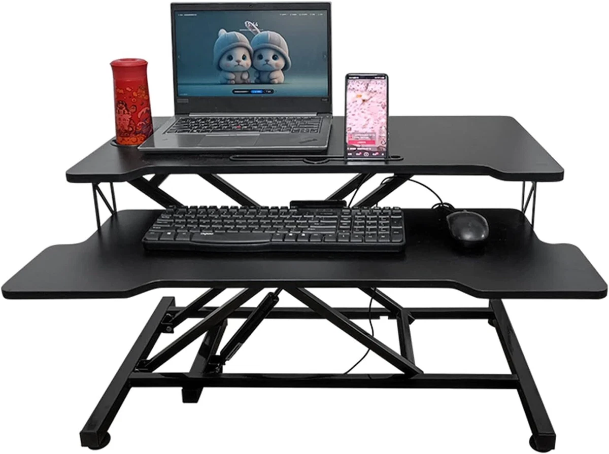 Upgraded Standing Desk Converter Height Adjustable Sit to Stand Up