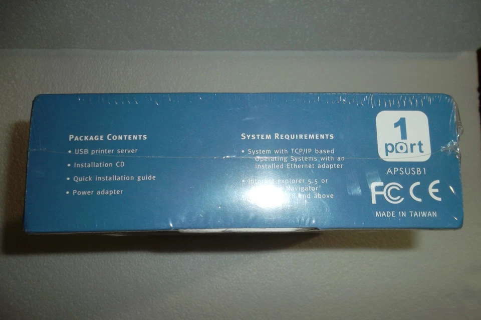 Airlink 1-Port USB Print Server 10/100 Mbps RJ-45 LRP TCP/IP DHCP APSUSB1 NEW - Image 4 of 4