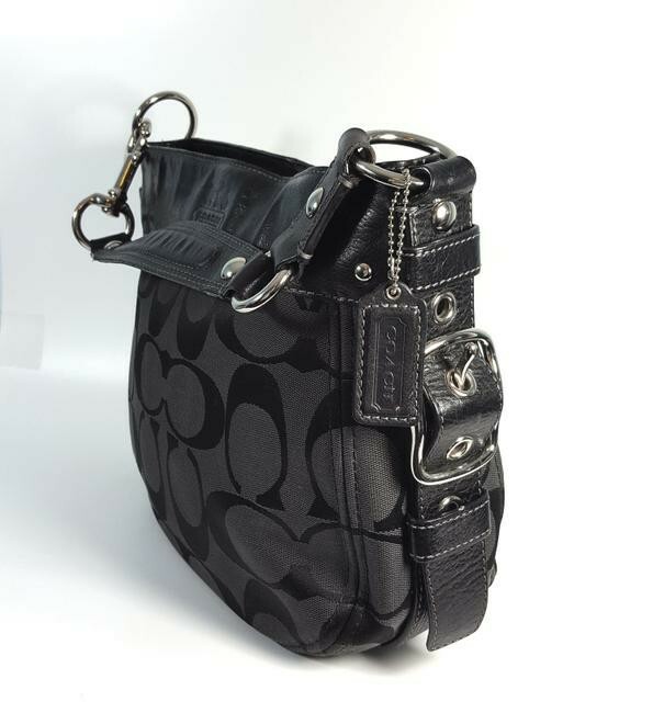 バッグ COACH Signature One Shoulder Bag Y2K Coach Womens Zoe Signature Jacquard Leather Shoulder Bag Y2K | eBay