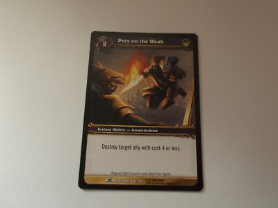 World of Warcraft: Dark Portal ''PREY ON THE SCHWACH'' #85 Fähigkeit Sammelkarte