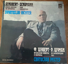 SVIATOSLAV RICHTER / SCHUBERT - SCHUMANN / MELODIYA