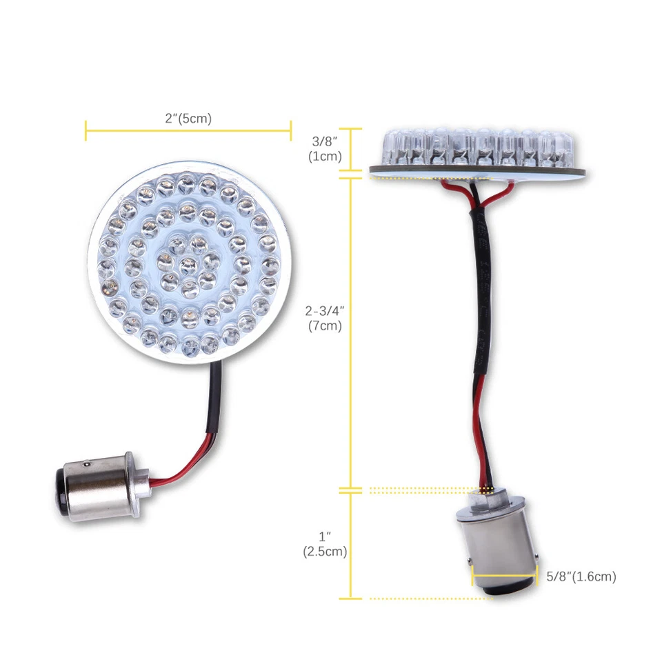 Luces traseras LED de señal de giro de freno para Harley Road King Street Electra Glide 1157 Foto 3 de 4