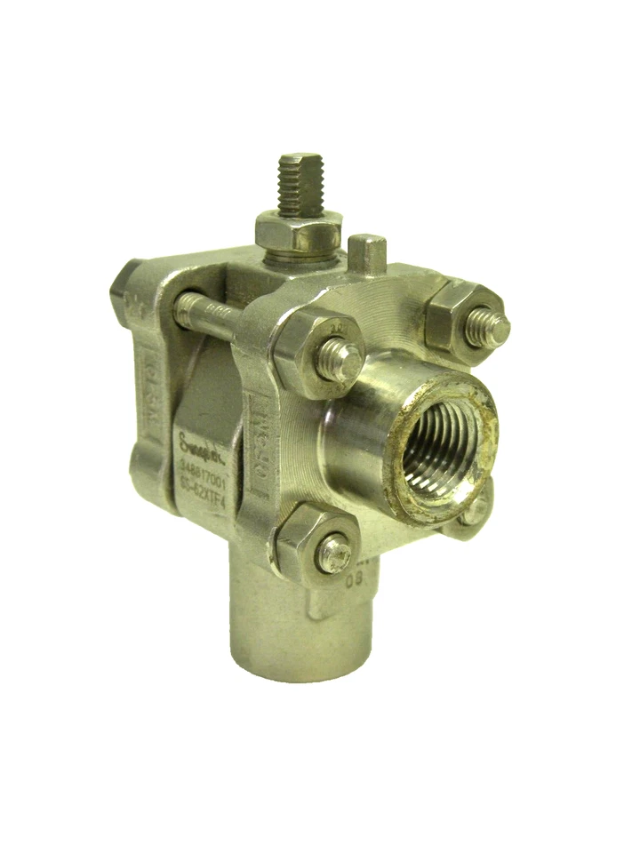 USED - Swagelok SS-62XTF4 SS 3-Piece 60 Series 3-Way Ball Valve Assy - Image 2 of 4