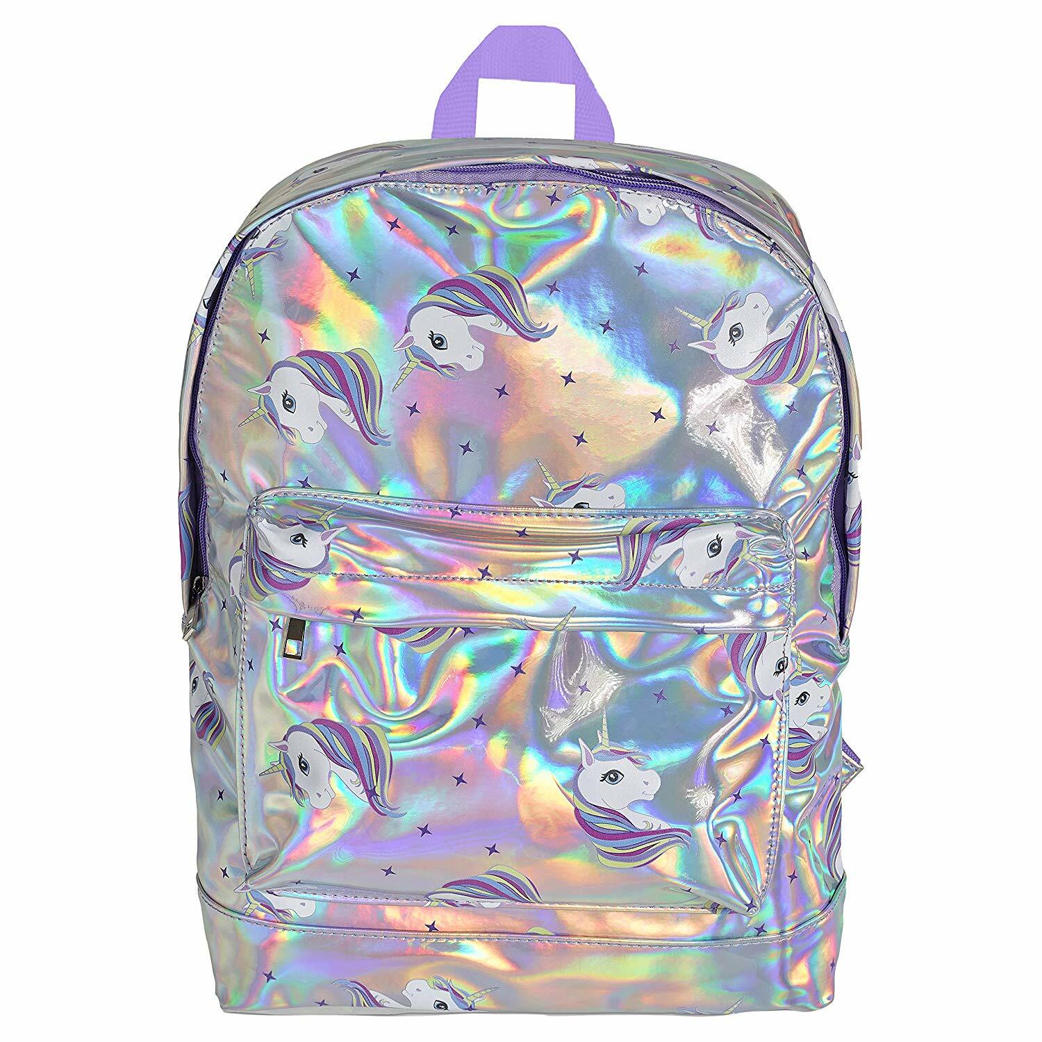 holographic unicorn backpack