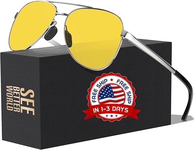 Polarized Photochromic Sunglasses for Men & Women Driving Lenses