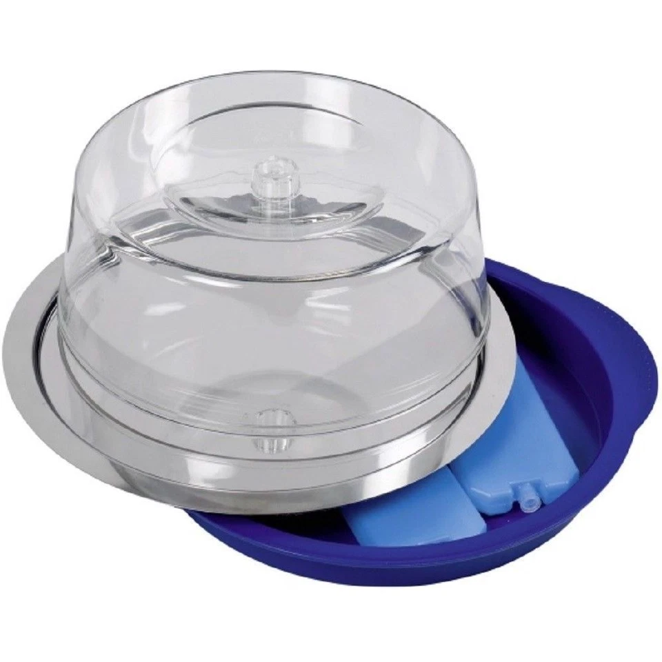 Kuchenplatte Kühlplatte Thermo Tablett 2 Kühlakkus neu Gastlando - Bild 2 von 2