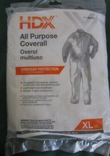 HDX All Purpose Coverall XL 692 073 Durability Breathability ANSI-ISEA 101-1996