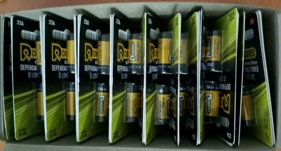 5Pcs DOOREX 12V 23A Super Alkaline Battery for Car Alarm-Remote EXP 02-2026 - Image 4 of 4