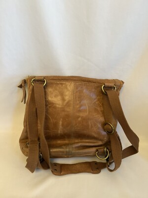 THE SAK Ventura embossed leather convertible backpack  display picture 1