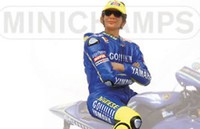 Minichamps 312 040046 Sitting Figure Valentino Rossi Yamaha Motogp 2004 1:12th Minichamps 312 040046 Sitting Figure Valentino Rossi Yamaha Motogp 2004 1:12th