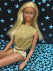Vintage Golden Nights Disco Barbie Poupee Doll European Issue Mattel 3207 HTF ⭐️