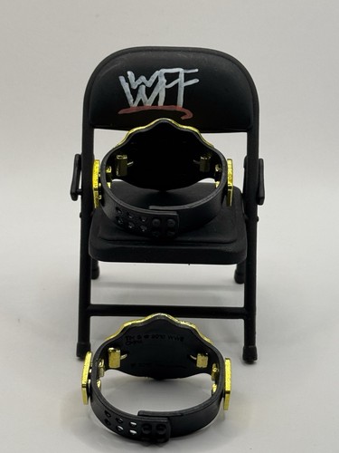 WWE Ultimate Edition - Lex Luger nWo WCW World Title Belt Fodder Lot 1/12 Scale - Picture 3 of 4